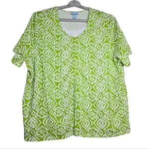 LIZ & Me 100% Cotton  Pullover Tunic Top Size 3X